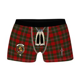 ScotsTee Shop Scottish Gregor Clan Crest Highland Kilt Sporran Tartan Boxer Briefs