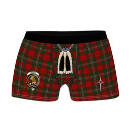 ScotsTee Shop Scottish Gregor Clan Crest Highland Kilt Sporran Tartan Boxer Briefs