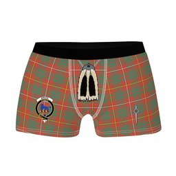 ScotsTee Shop Scottish Bruce Ancient Clan Crest Highland Kilt Sporran Tartan Boxer Briefs