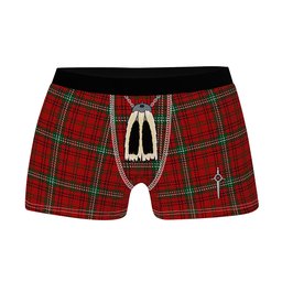 ScotsTee Shop Scottish Morrison Red Clan Highland Kilt Sporran Tartan Boxer Briefs