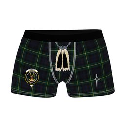 ScotsTee Shop Scottish Gordon Old Clan Crest Highland Kilt Sporran Tartan Boxer Briefs