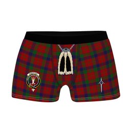 ScotsTee Shop Scottish Robertson Clan Crest Highland Kilt Sporran Tartan Boxer Briefs