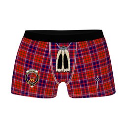 ScotsTee Shop Scottish Cameron of Lochiel Modern Clan Crest Highland Kilt Sporran Tartan Boxer Briefs