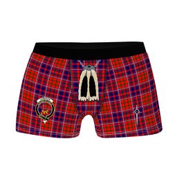 ScotsTee Shop Scottish Cameron of Lochiel Modern Clan Crest Highland Kilt Sporran Tartan Boxer Briefs