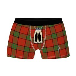 ScotsTee Shop Scottish Maxwell Ancient Clan Highland Kilt Sporran Tartan Boxer Briefs