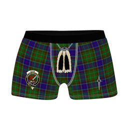 ScotsTee Shop Scottish Adam Clan Crest Highland Kilt Sporran Tartan Boxer Briefs