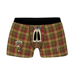 ScotsTee Shop Scottish MacMillan Old Weathered Clan Crest Highland Kilt Sporran Tartan Boxer Briefs