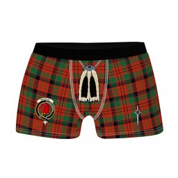 ScotsTee Shop Scottish MacNicol Ancient Clan Crest Highland Kilt Sporran Tartan Boxer Briefs
