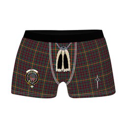 ScotsTee Shop Scottish Hall Modern Clan Crest Highland Kilt Sporran Tartan Boxer Briefs
