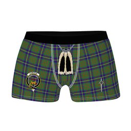 ScotsTee Shop Scottish Cameron of Lochiel Hunting Clan Crest Highland Kilt Sporran Tartan Boxer Briefs