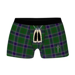 ScotsTee Shop Scottish Sinclair Green Clan Highland Kilt Sporran Tartan Boxer Briefs