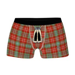 ScotsTee Shop Scottish Ogilvie (Ogilvy) Ancient Clan Highland Kilt Sporran Tartan Boxer Briefs