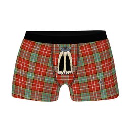 ScotsTee Shop Scottish Ogilvie (Ogilvy) Ancient Clan Highland Kilt Sporran Tartan Boxer Briefs