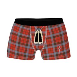 ScotsTee Shop Scottish Robertson Weathered Clan Highland Kilt Sporran Tartan Boxer Briefs