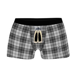 ScotsTee Shop Scottish Sandilands Grey Clan Highland Kilt Sporran Tartan Boxer Briefs