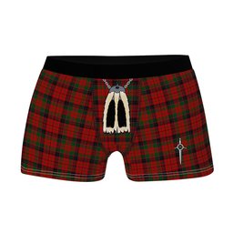 ScotsTee Shop Scottish Nicolson W & A Smith Clan Highland Kilt Sporran Tartan Boxer Briefs