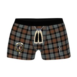 ScotsTee Shop Scottish Gunn Weathered Clan Crest Highland Kilt Sporran Tartan Boxer Briefs