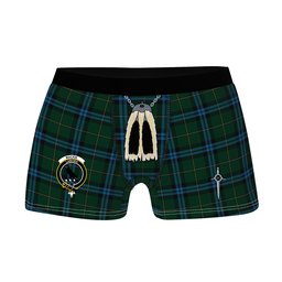 ScotsTee Shop Scottish Mackie Clan Crest Highland Kilt Sporran Tartan Boxer Briefs