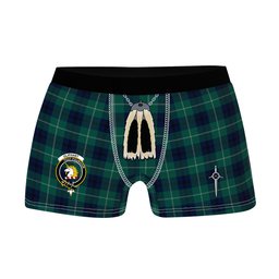 ScotsTee Shop Scottish Oliphant Modern Clan Clan Crest Highland Kilt Sporran Tartan Boxer Briefs