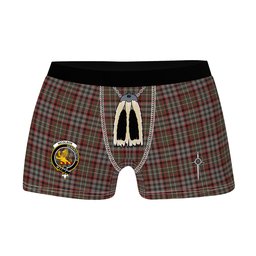 ScotsTee Shop Scottish Nicolson Hunting Weathered Clan Crest Highland Kilt Sporran Tartan Boxer Briefs