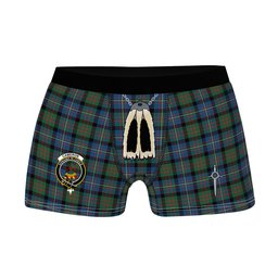 ScotsTee Shop Scottish Cameron of Erracht Ancient Clan Crest Highland Kilt Sporran Tartan Boxer Briefs