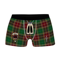 ScotsTee Shop Scottish Baxter Clan Crest Highland Kilt Sporran Tartan Boxer Briefs