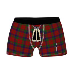 ScotsTee Shop Scottish Robertson Clan Highland Kilt Sporran Tartan Boxer Briefs