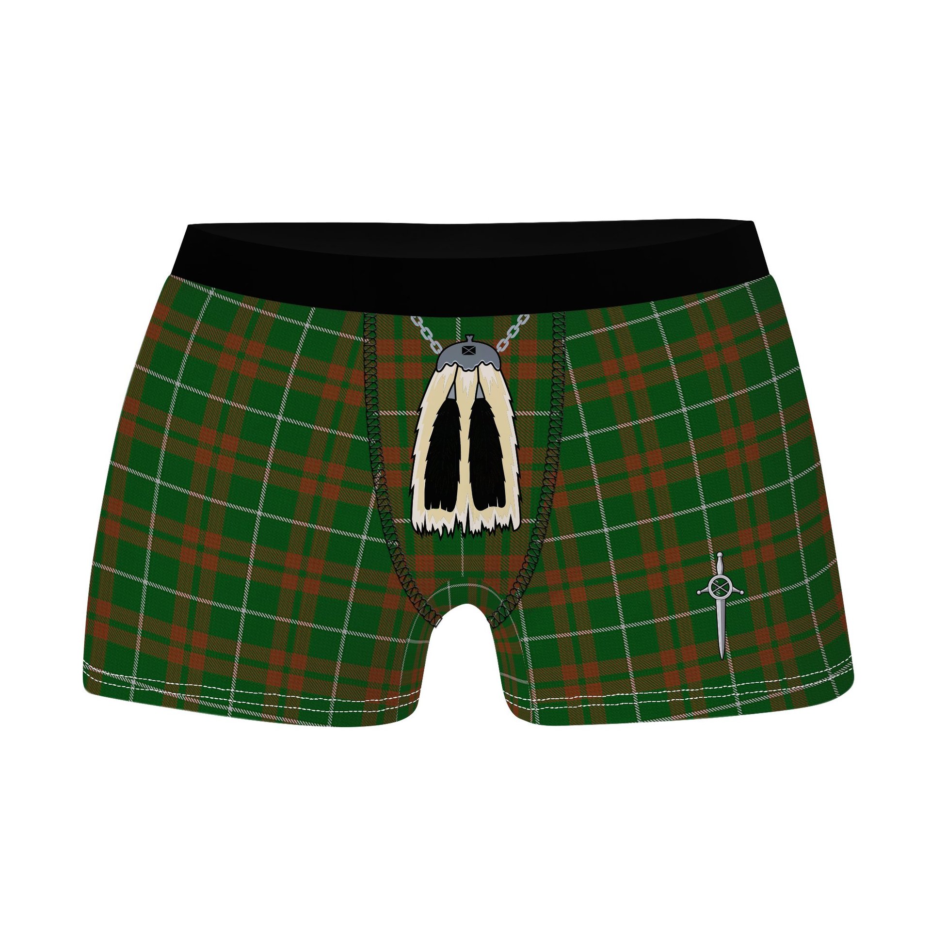 ScotsTee Shop Scottish O_Neill Australia Clan Highland Kilt Sporran Tartan Boxer Briefs
