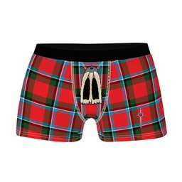 ScotsTee Shop Scottish Sinclair Modern Clan Highland Kilt Sporran Tartan Boxer Briefs