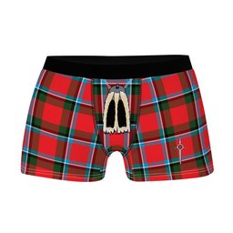 ScotsTee Shop Scottish Sinclair Modern Clan Highland Kilt Sporran Tartan Boxer Briefs