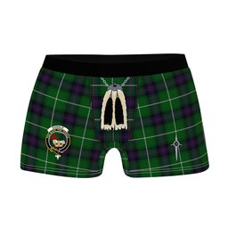 ScotsTee Shop Scottish Donald of The Isles Clan Crest Highland Kilt Sporran Tartan Boxer Briefs
