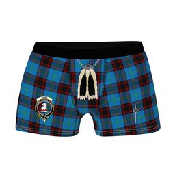ScotsTee Shop Scottish Hume Ancient Clan Crest Highland Kilt Sporran Tartan Boxer Briefs