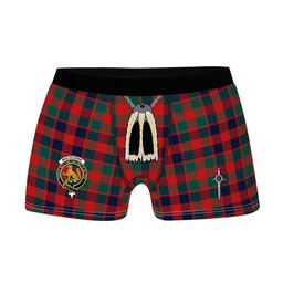 ScotsTee Shop Scottish MacGowan Modern Clan Crest Highland Kilt Sporran Tartan Boxer Briefs