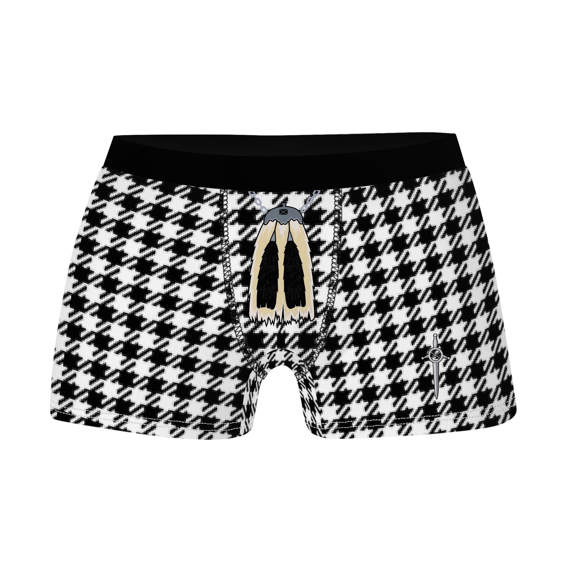 ScotsTee Shop Scottish Shepherd Clan Highland Kilt Sporran Tartan Boxer Briefs