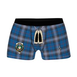 ScotsTee Shop Scottish Kinnaird Ancient Clan Crest Highland Kilt Sporran Tartan Boxer Briefs