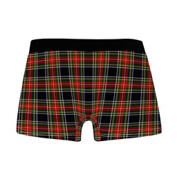 ScotsTee Shop Scottish Stewart High Stewards (Stewart Black) Clan Crest Highland Kilt Sporran Tartan Boxer Briefs
