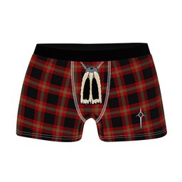 ScotsTee Shop Scottish Pirrie Clan Highland Kilt Sporran Tartan Boxer Briefs