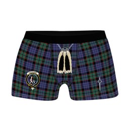 ScotsTee Shop Scottish Fletcher Modern Clan Crest Highland Kilt Sporran Tartan Boxer Briefs