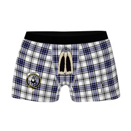 ScotsTee Shop Scottish Hannay Modern Clan Crest Highland Kilt Sporran Tartan Boxer Briefs