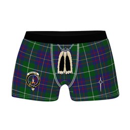 ScotsTee Shop Scottish MacIntyre Inglis Clan Crest Highland Kilt Sporran Tartan Boxer Briefs