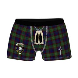 ScotsTee Shop Scottish Cunningham Hunting Clan Crest Highland Kilt Sporran Tartan Boxer Briefs