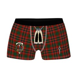 ScotsTee Shop Scottish MacInnes Hastie Clan Crest Highland Kilt Sporran Tartan Boxer Briefs