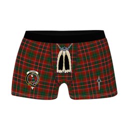 ScotsTee Shop Scottish MacInnes Hastie Clan Crest Highland Kilt Sporran Tartan Boxer Briefs