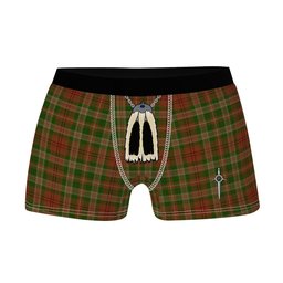 ScotsTee Shop Scottish Pierce Clan Highland Kilt Sporran Tartan Boxer Briefs