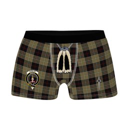 ScotsTee Shop Scottish Dunlop Hunting Clan Crest Highland Kilt Sporran Tartan Boxer Briefs
