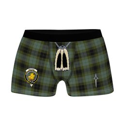ScotsTee Shop Scottish MacIver Family Clan Crest Highland Kilt Sporran Tartan Boxer Briefs