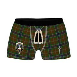 ScotsTee Shop Scottish MacLean of Kingairloch Clan Crest Highland Kilt Sporran Tartan Boxer Briefs