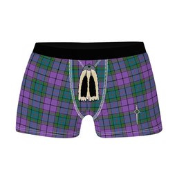 ScotsTee Shop Scottish Wardlaw Ancient Clan Highland Kilt Sporran Tartan Boxer Briefs