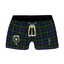 ScotsTee Shop Scottish Murray of Atholl Clan Crest Highland Kilt Sporran Tartan Boxer Briefs