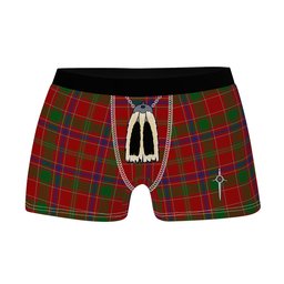 ScotsTee Shop Scottish Monroe Clan Highland Kilt Sporran Tartan Boxer Briefs